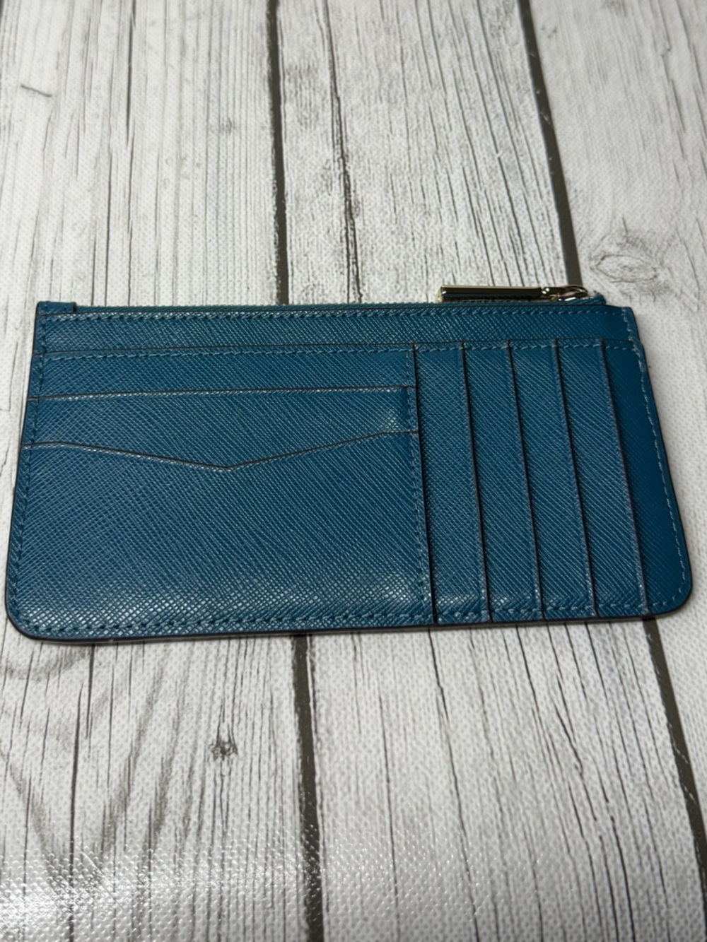 PRE LOVED Kate Spade Bucket Bag & Card Wallet Bundle Pebble Leather Dark Peaco - Picture 14 of 15